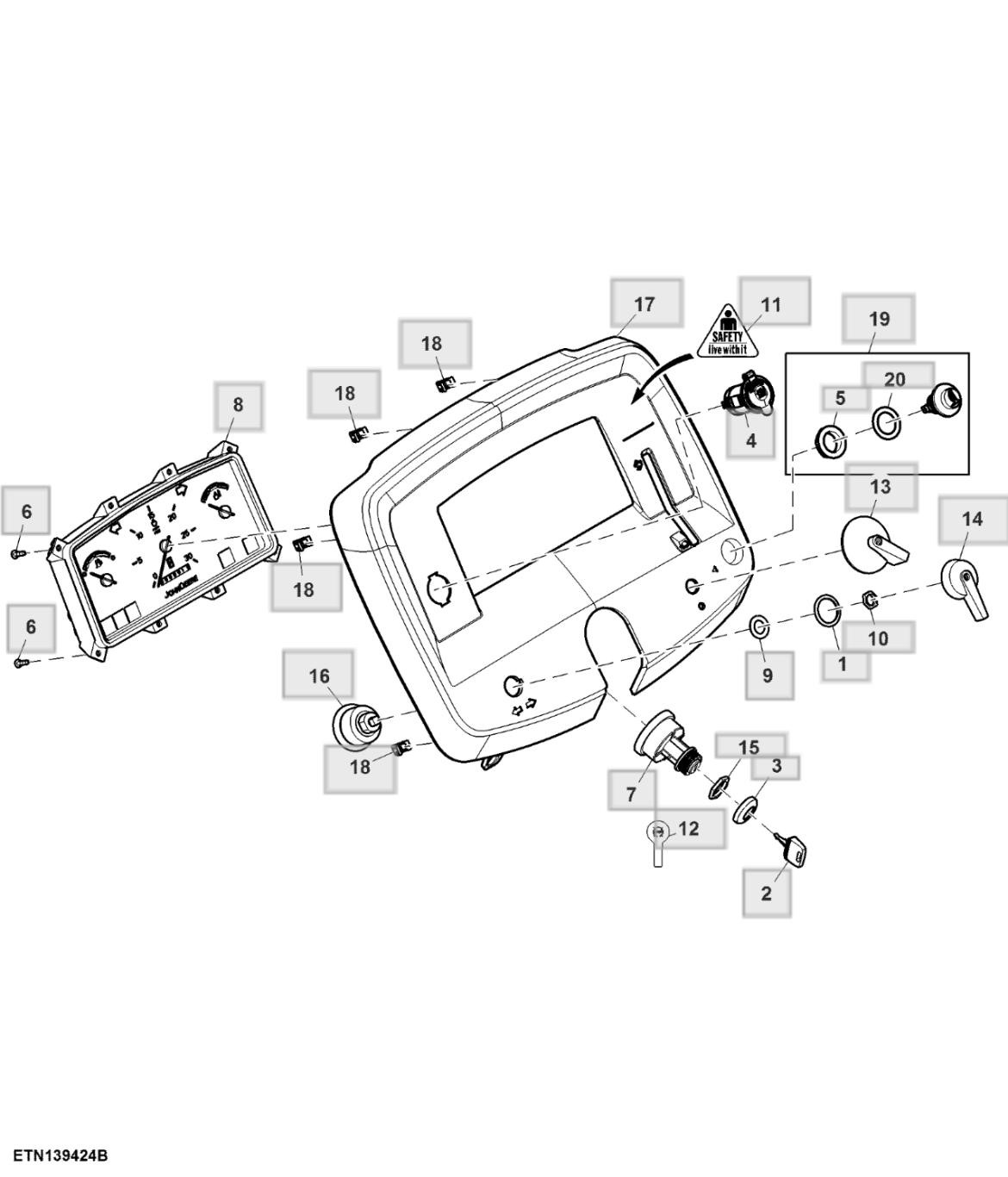 Cụm đồng hồ (Mexico) (-031207) - ST856077